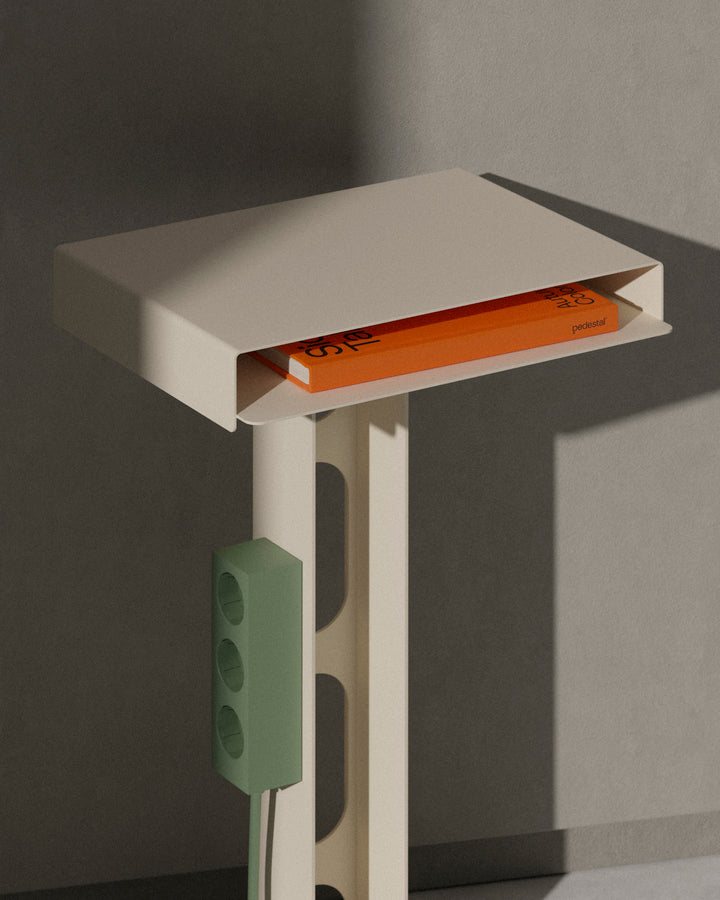 Sidekick Table - Pearl Pedestal