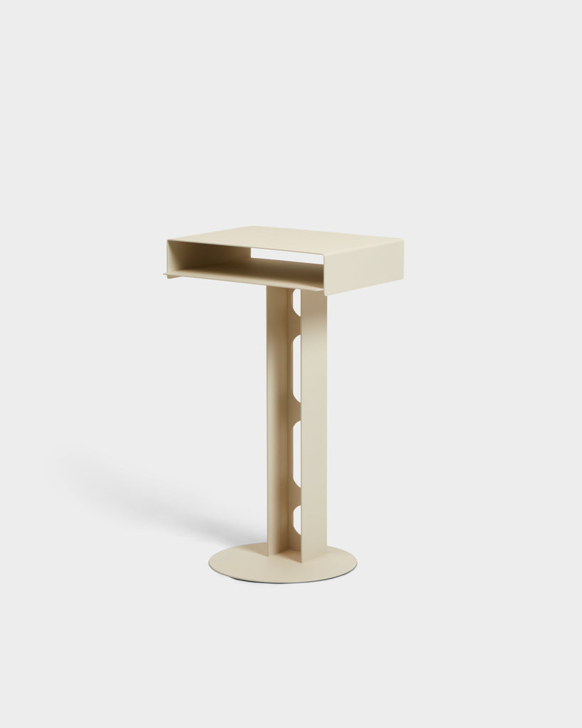 Sidekick Table - Pearl Pedestal