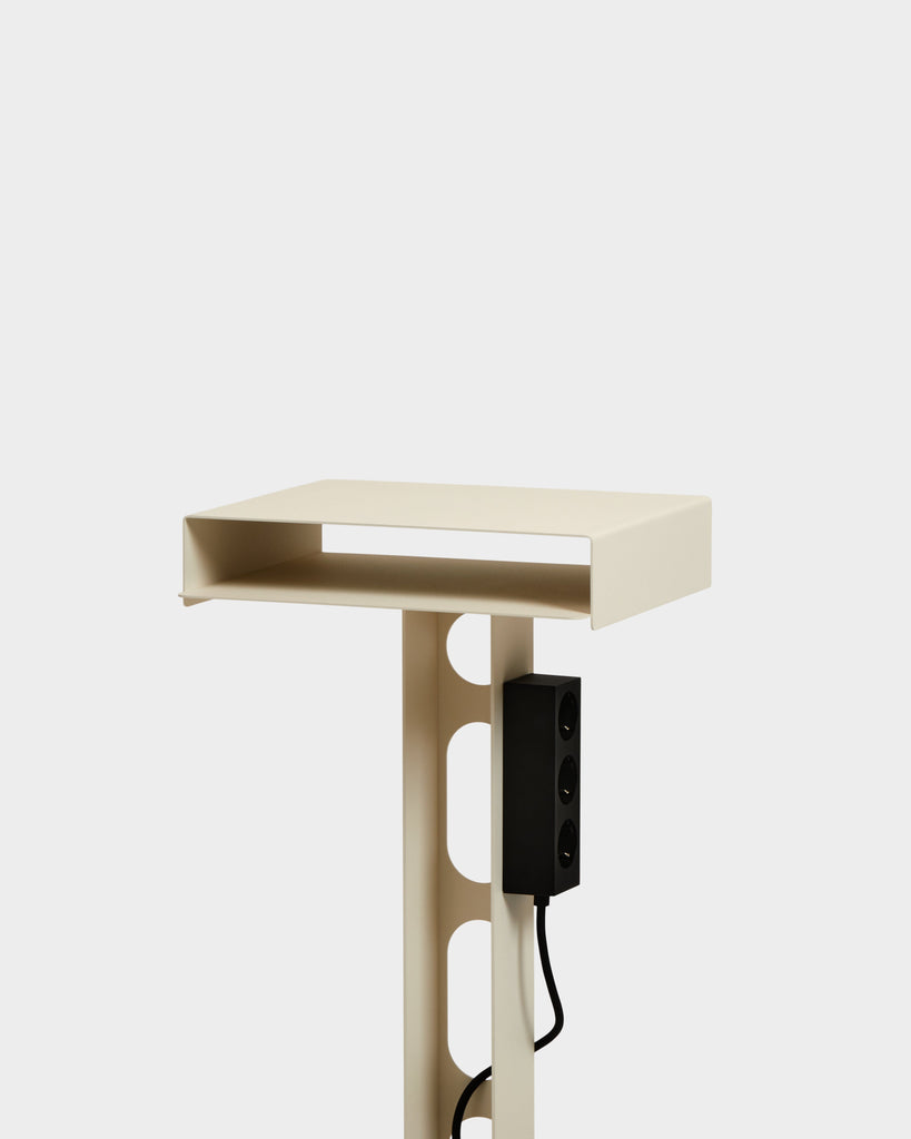 Sidekick Table - Pearl Pedestal