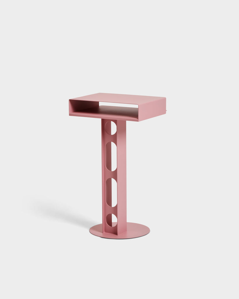Sidekick Table - Bubble Gum Pedestal