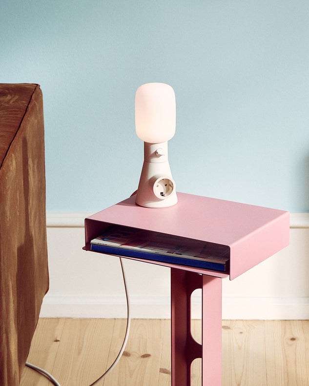 Sidekick Table - Bubble Gum Pedestal
