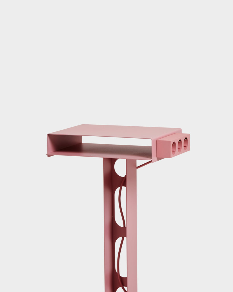 Sidekick Table - Bubble Gum Pedestal
