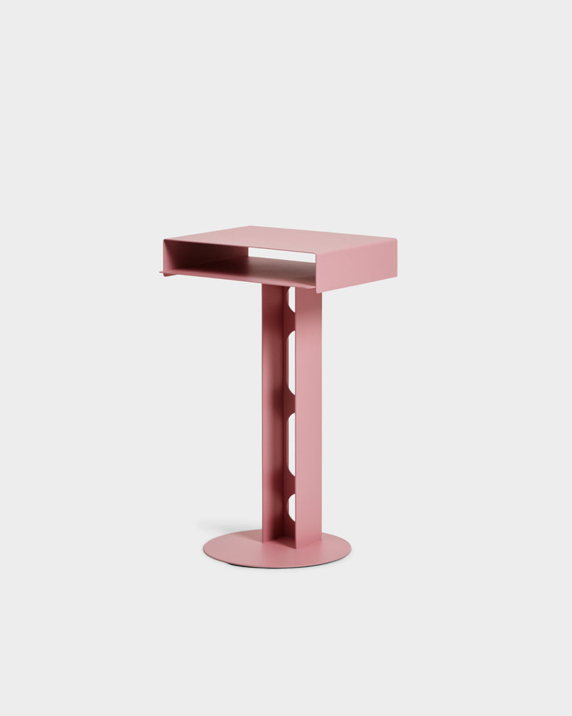 Sidekick Table - Bubble Gum Pedestal