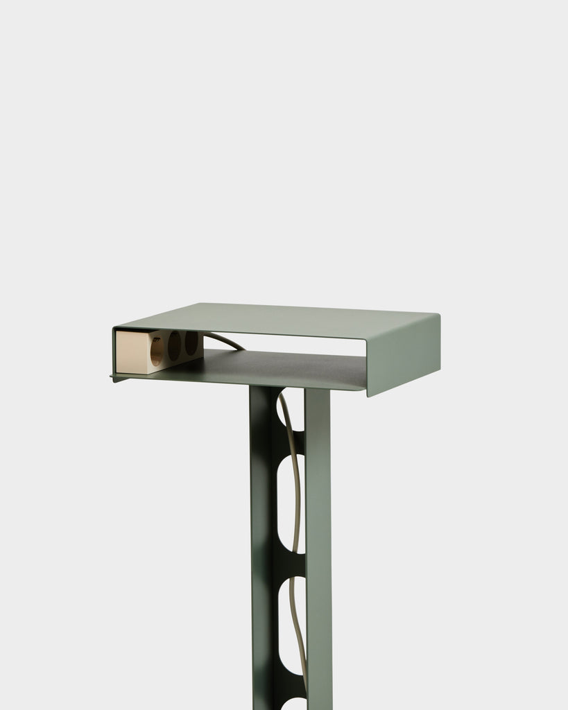 Sidekick Table - Mossy Green Pedestal
