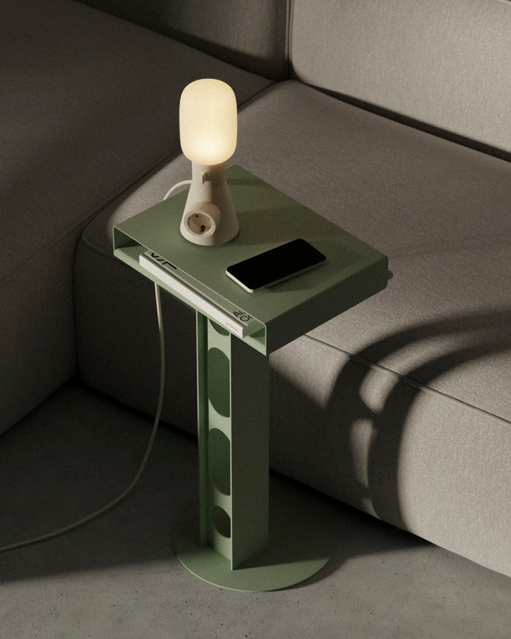 Sidekick Table - Mossy Green Pedestal