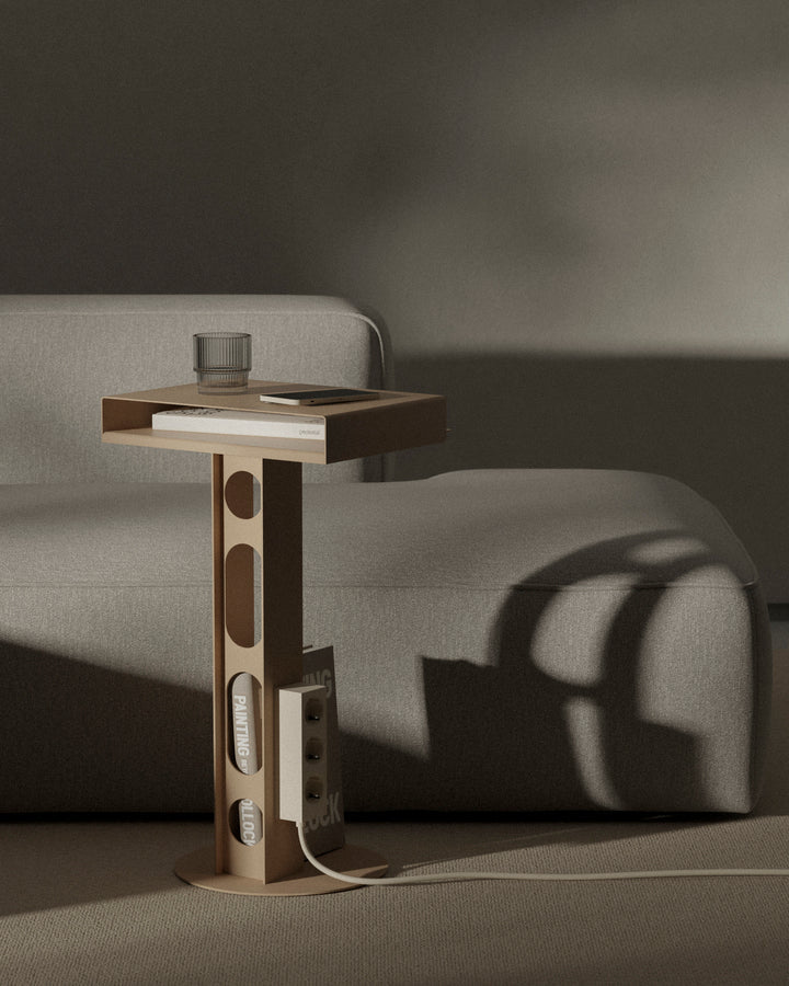 Sidekick Table - Sandstorm Pedestal