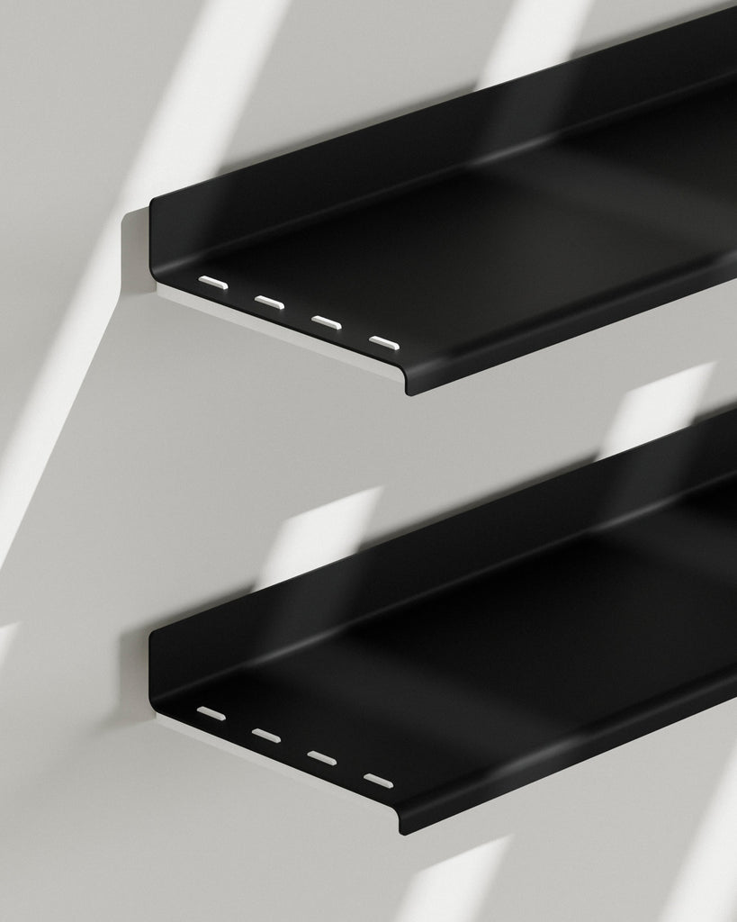 Soundbar Shelf 100 - Snow Charcoal Pedestal