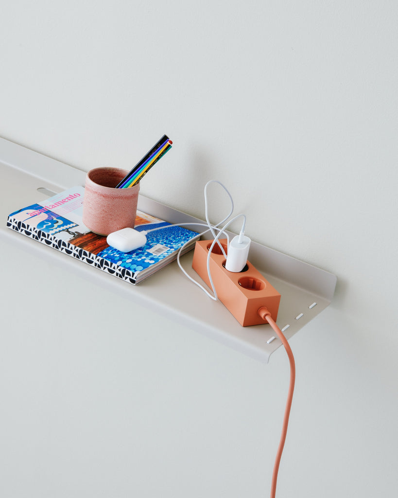 Soundbar Shelf 100 - Snow Charcoal Pedestal