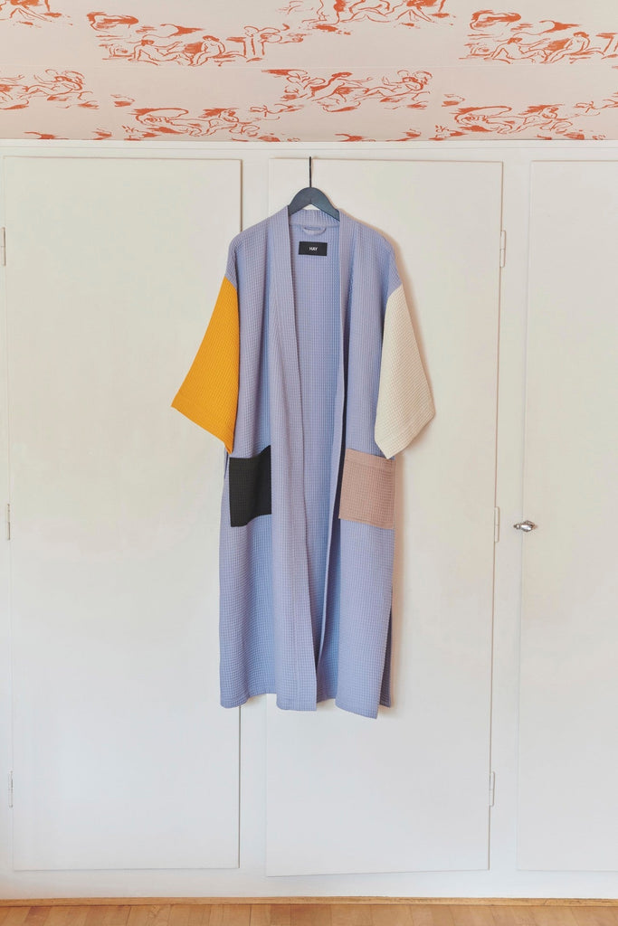 Waffle Bathrobe Multi HAY