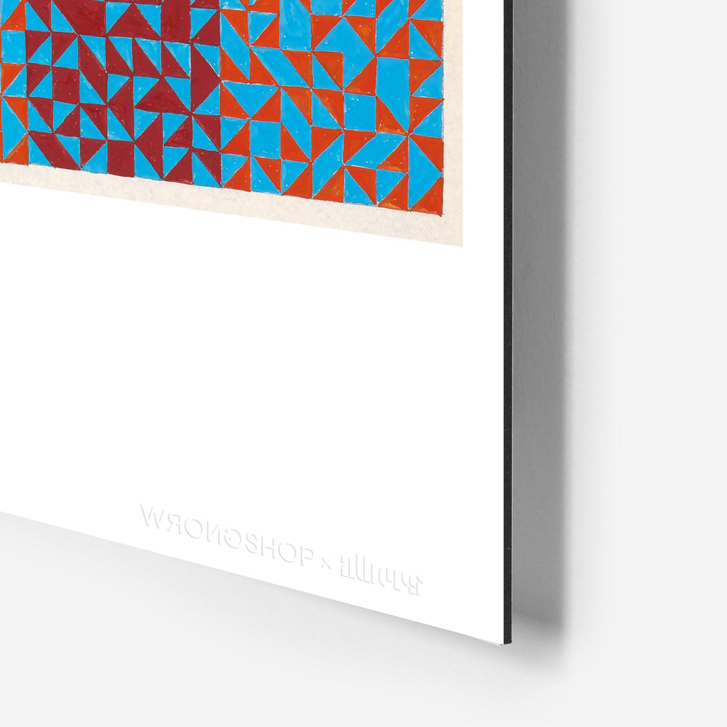 Color Study (Blue and Reds) Anni Albers