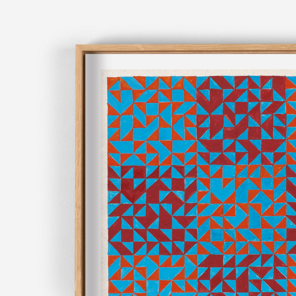 Color Study (Blue and Reds) Anni Albers