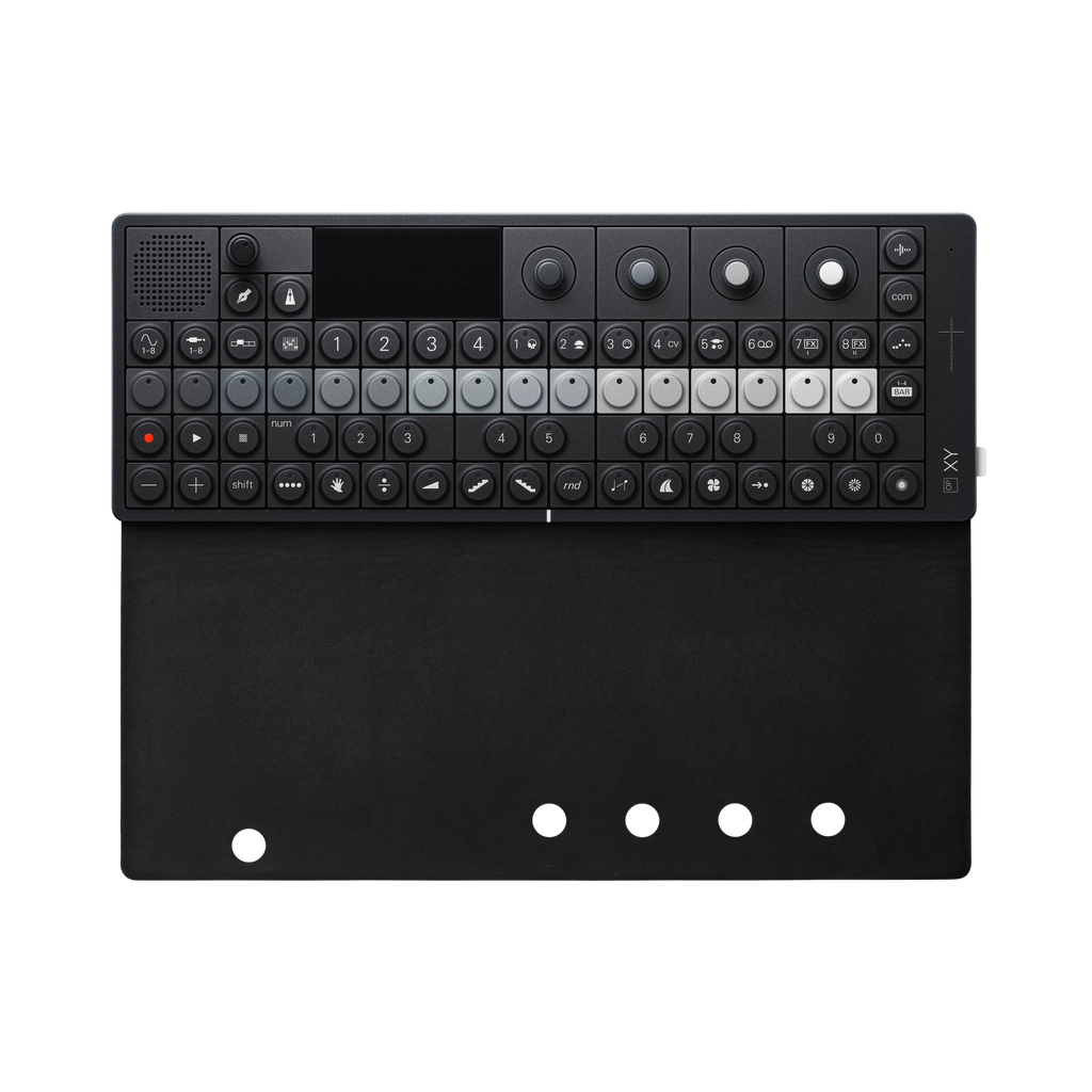 field leather wrap black teenage engineering