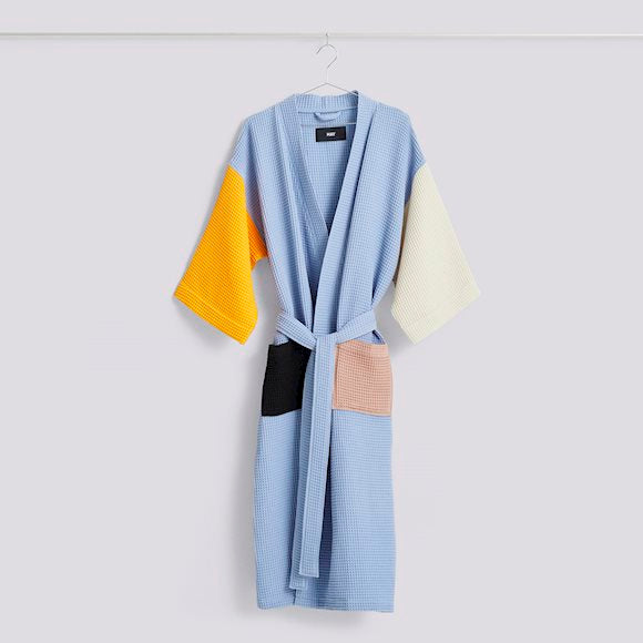 Waffle Bathrobe Multi HAY
