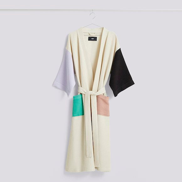 Waffle Bathrobe Multi HAY