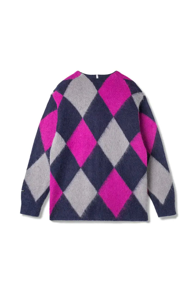 MANASTASH Aberdeen Kurtigan Argyle Navy 