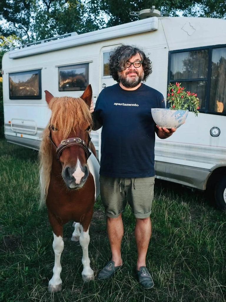 Apartamento logo T-shirts - Navy apartamento