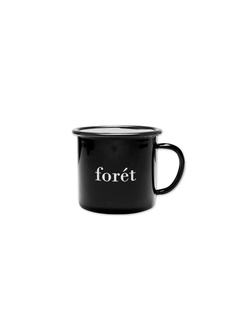Forét Bean Enamel Mug - Black 