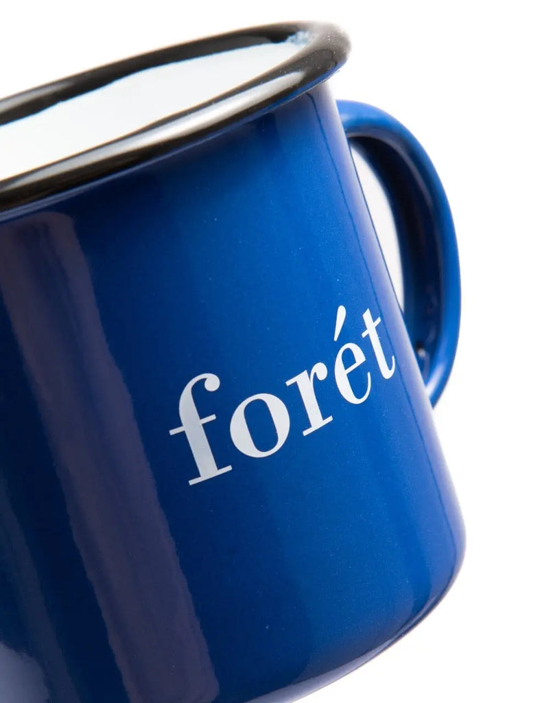 Forét Bean Enamel Mug - Blue 