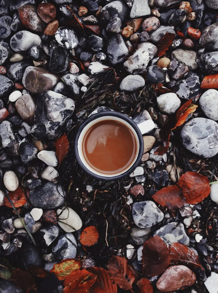 Forét Bean Enamel Mug - White 