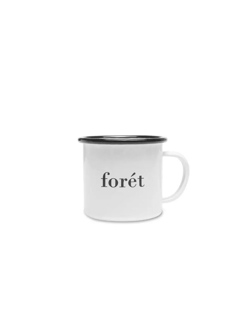 Forét Bean Enamel Mug - White 