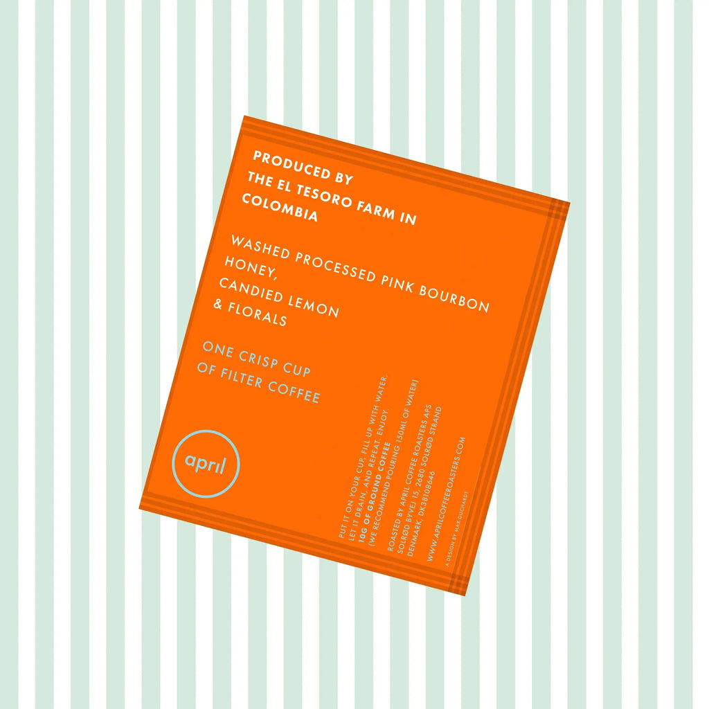 El Tesoro - Washed Pink Bourbon - Drip Pack April Coffee Roasters