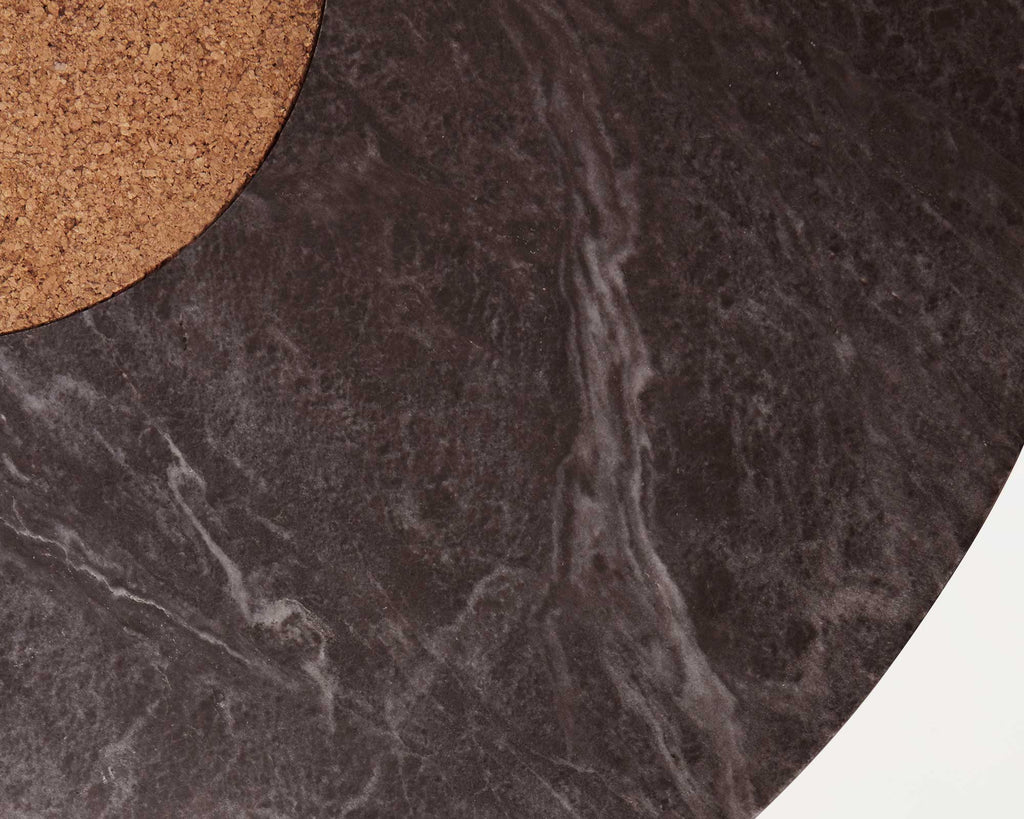 FRAMA - Sintra Table | Black Marble / Cork | Small