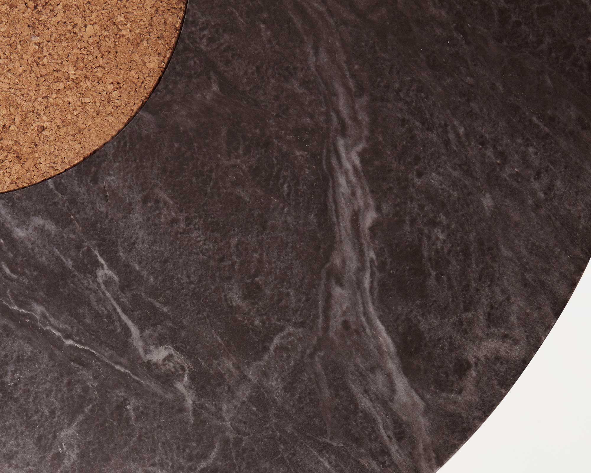FRAMA - Sintra Table | Black Marble / Cork | Small