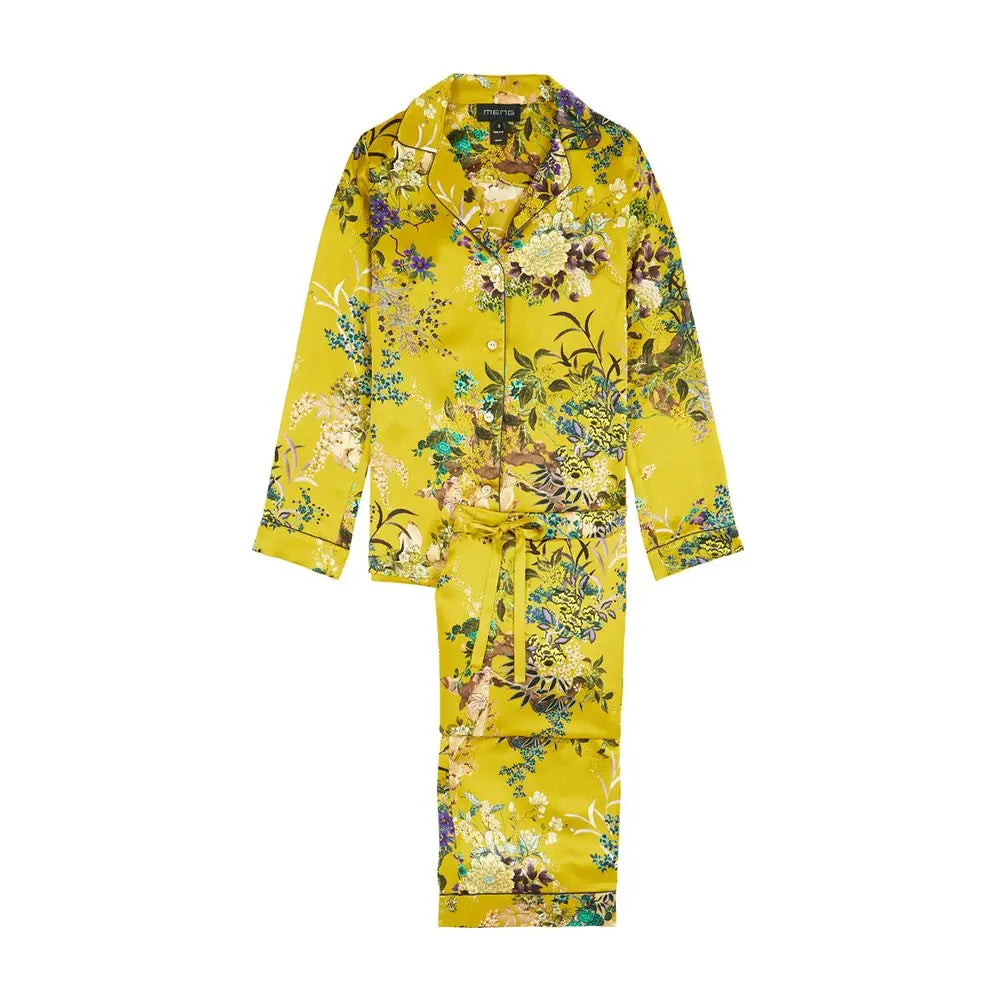MENG Green Silk Satin Pyjama Set Pyjama 