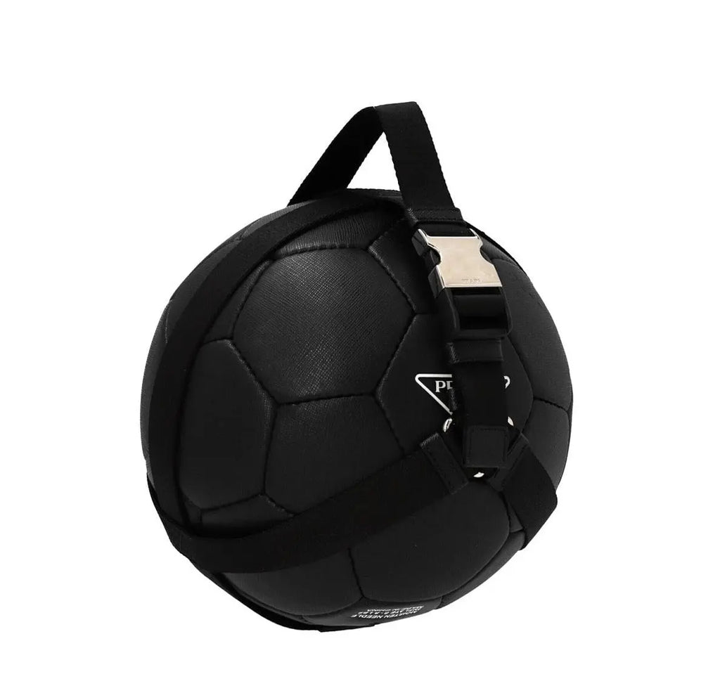 Prada Leather logo ball 
