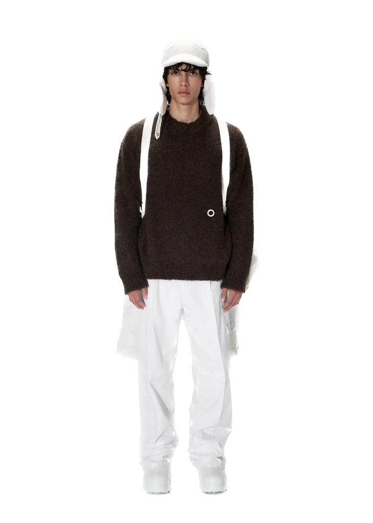 PAST TENSE Nylon Insulated Flap Cap - Off White 