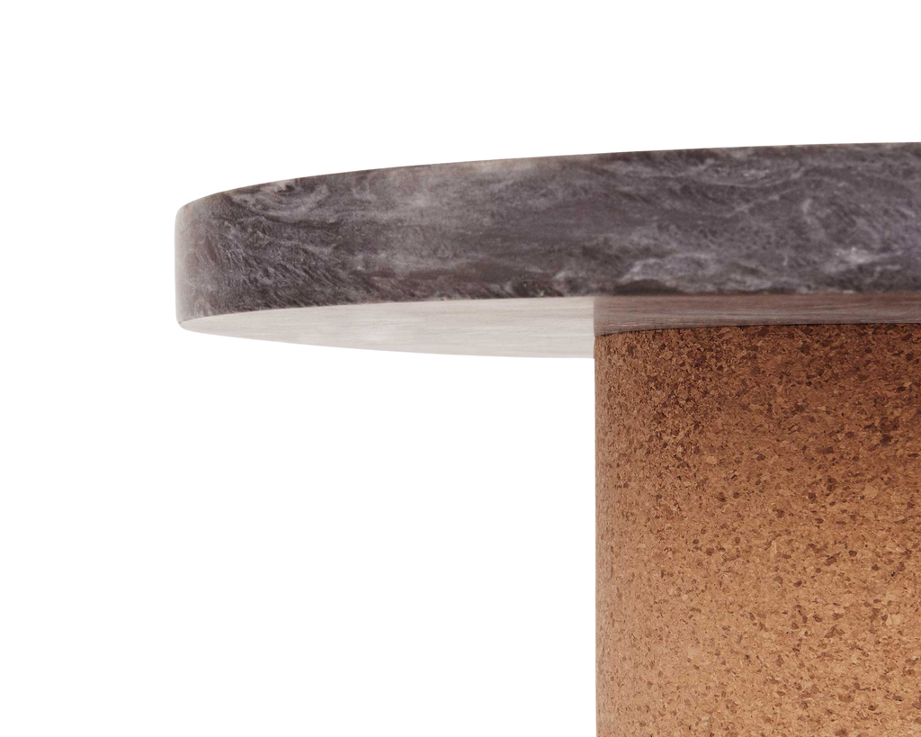 FRAMA - Sintra Table | Black Marble / Cork | Small