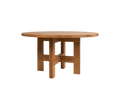FRAMA - Farmhouse Trestle Table | Natural Oak | 140 Ø Round