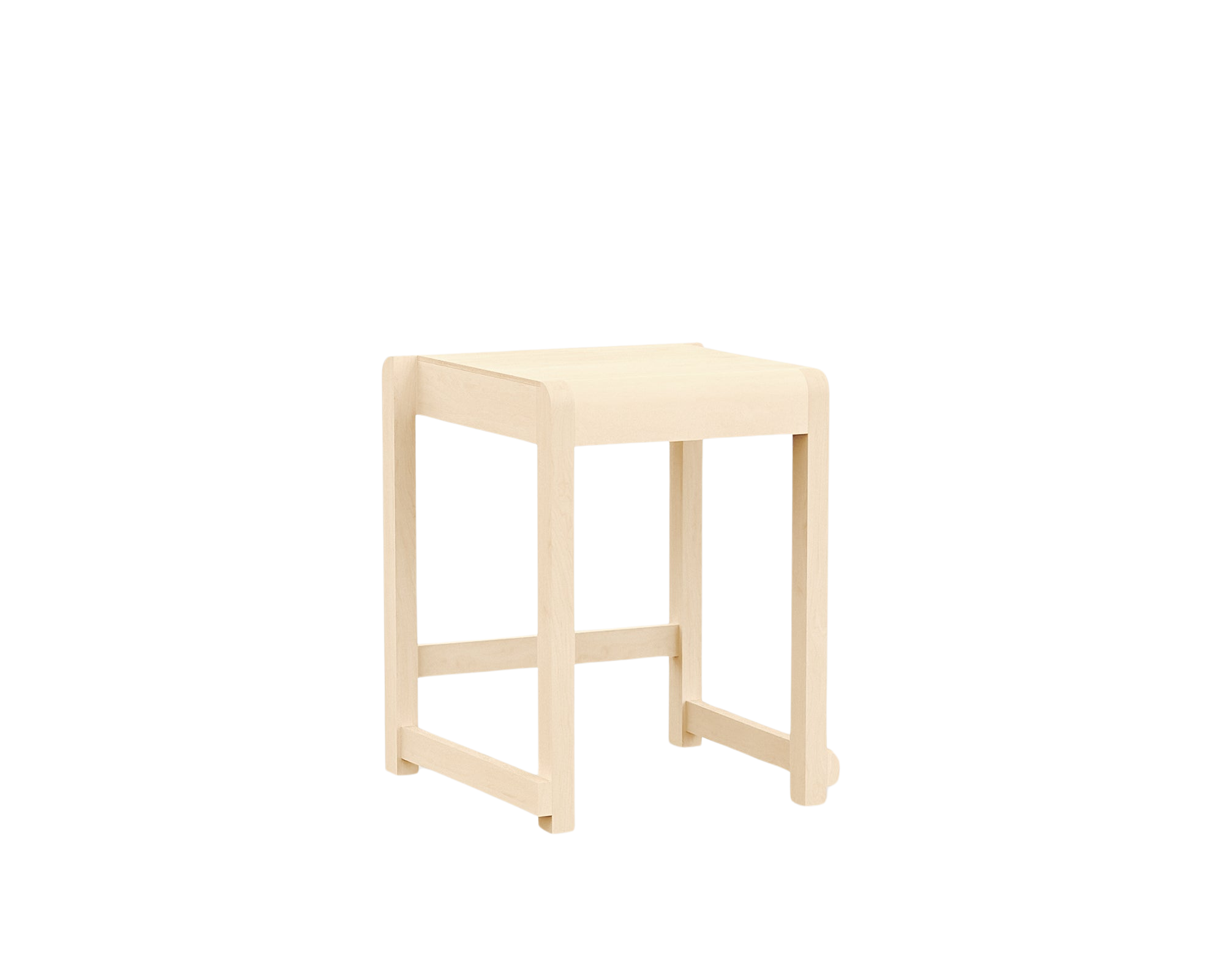 FRAMA - Low Stool 01 | Natural Birch