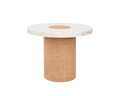 FRAMA - Sintra Table | White Marble / Cork | Large