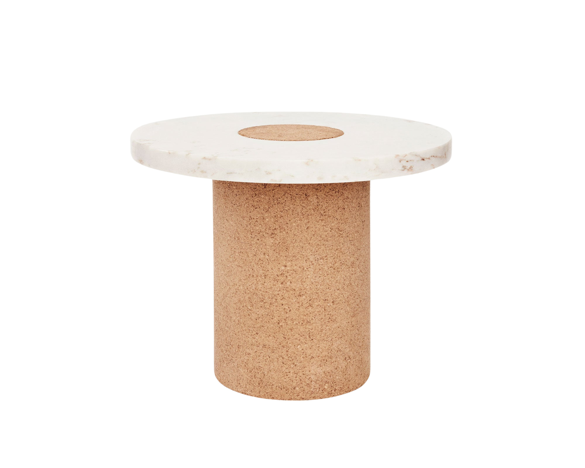FRAMA - Sintra Table | White Marble / Cork | Large