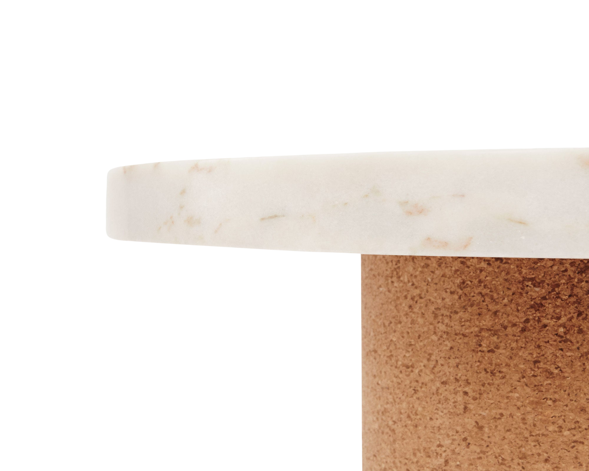 FRAMA - Sintra Table | White Marble / Cork | Large