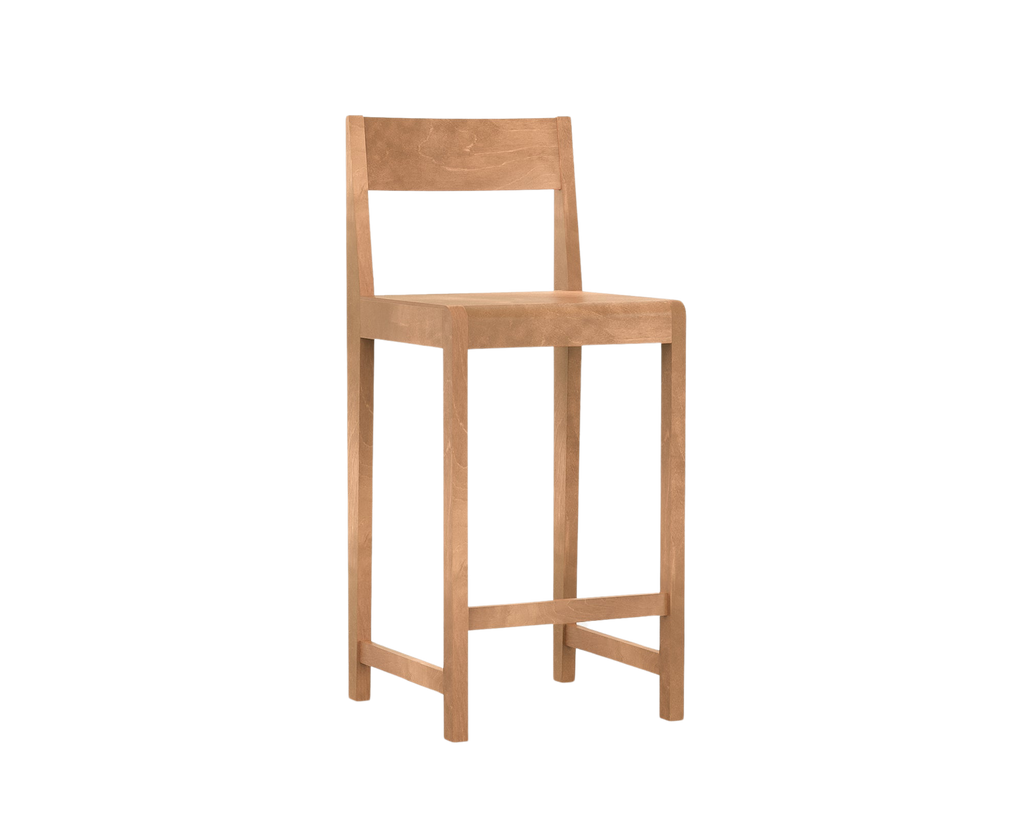 FRAMA - Bar Chair 01 | Warm Brown Birch | H65 FRAMA