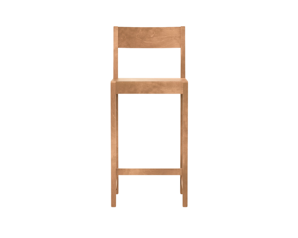FRAMA - Bar Chair 01 | Warm Brown Birch | H65 FRAMA