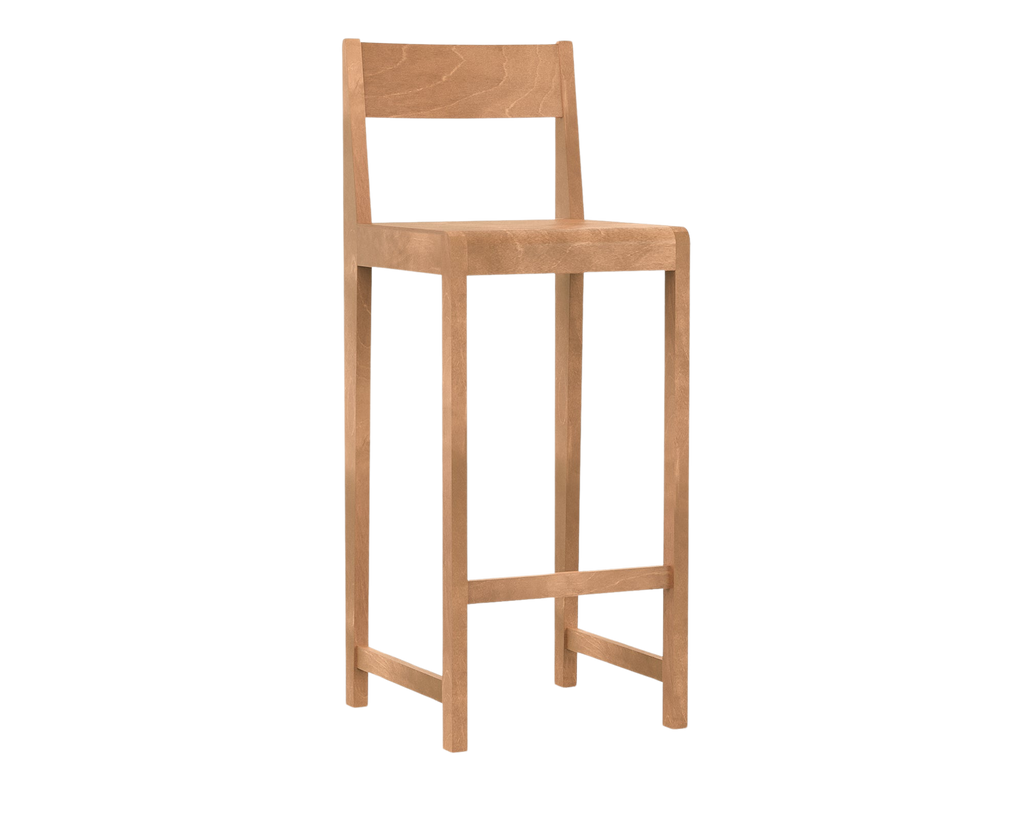 FRAMA - Bar Chair 01 | Warm Brown Birch | H76 FRAMA