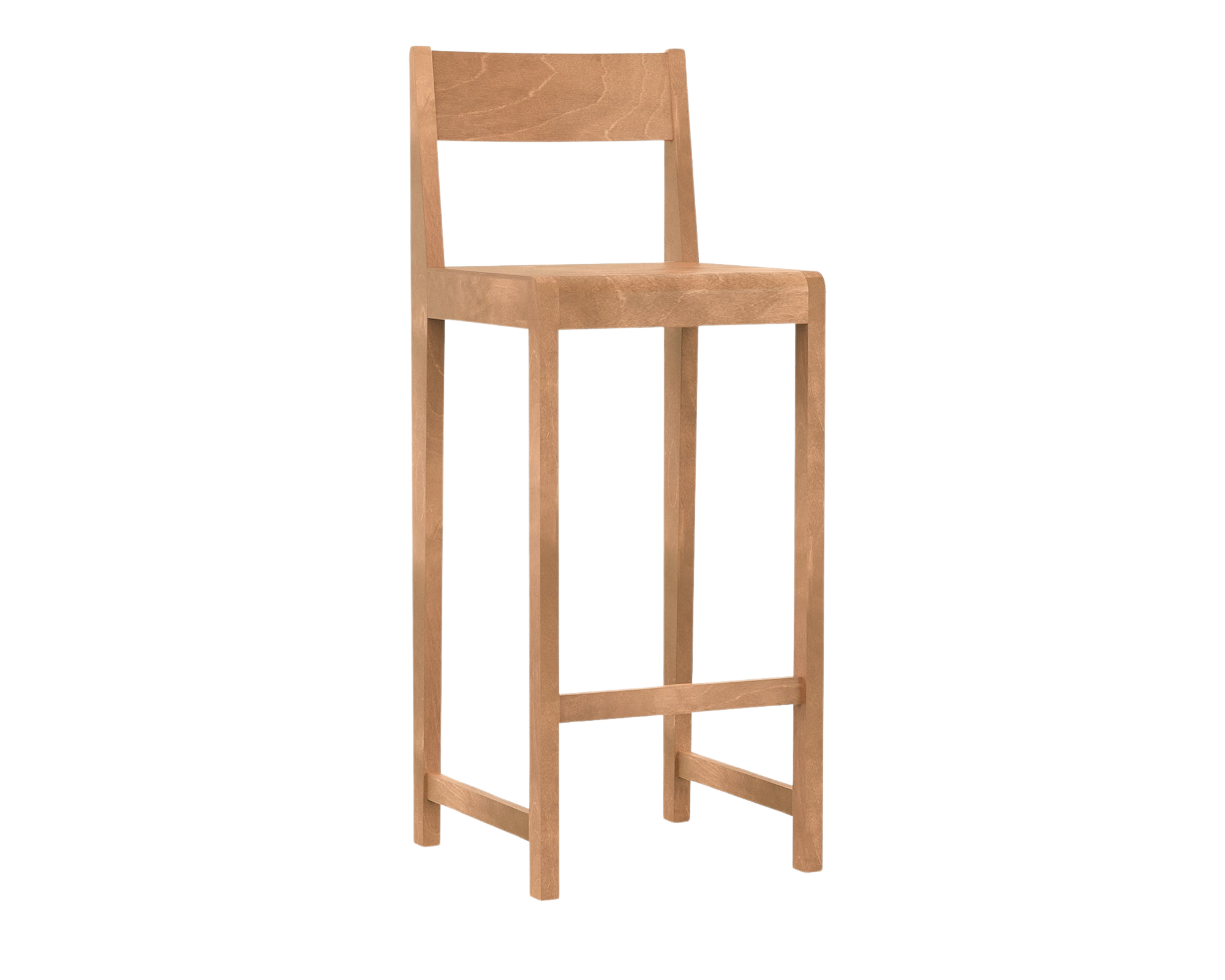 FRAMA - Bar Chair 01 | Warm Brown Birch | H76