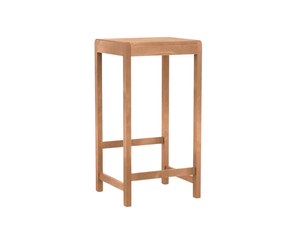 FRAMA - Stool 01 | Warm Brown Birch | H76 FRAMA