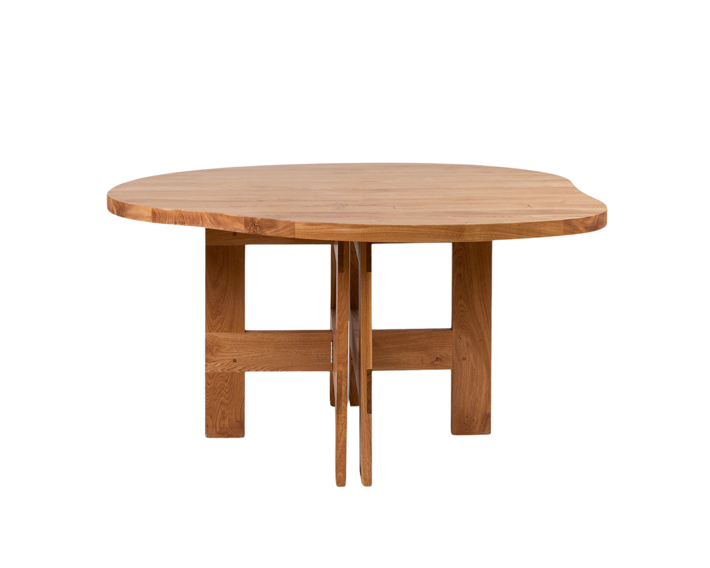 FRAMA - Farmhouse Trestle Table | Natural Oak | Pond