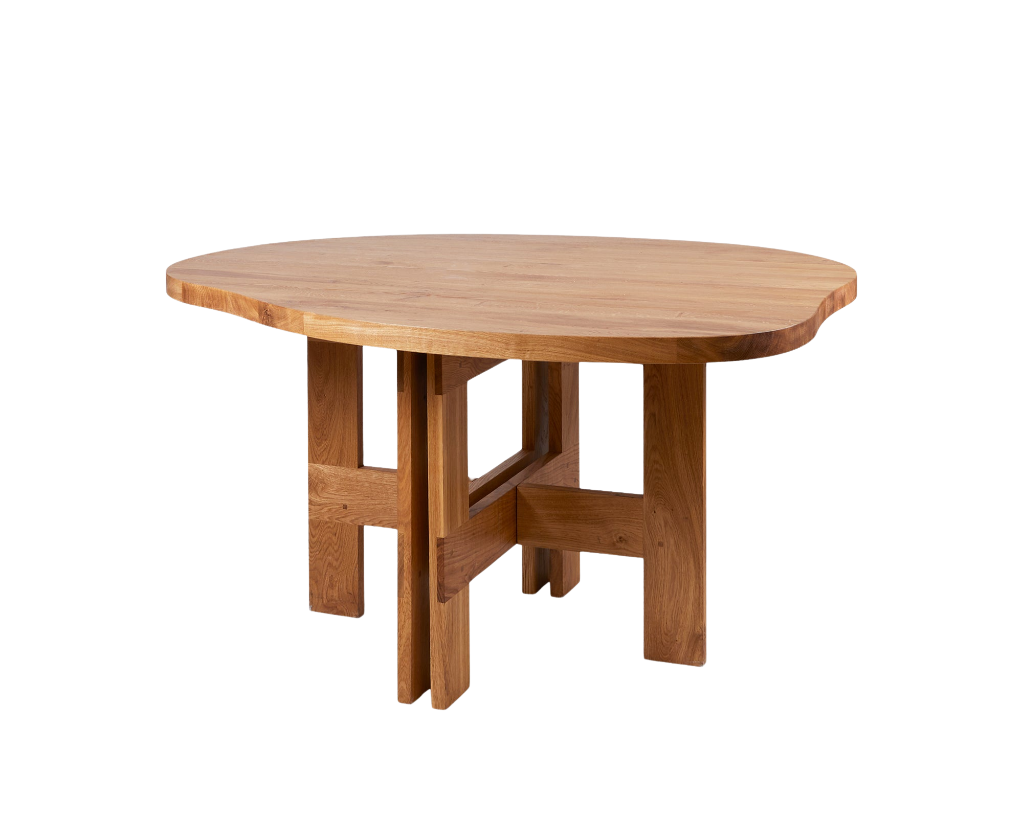 FRAMA - Farmhouse Trestle Table | Natural Oak | Pond
