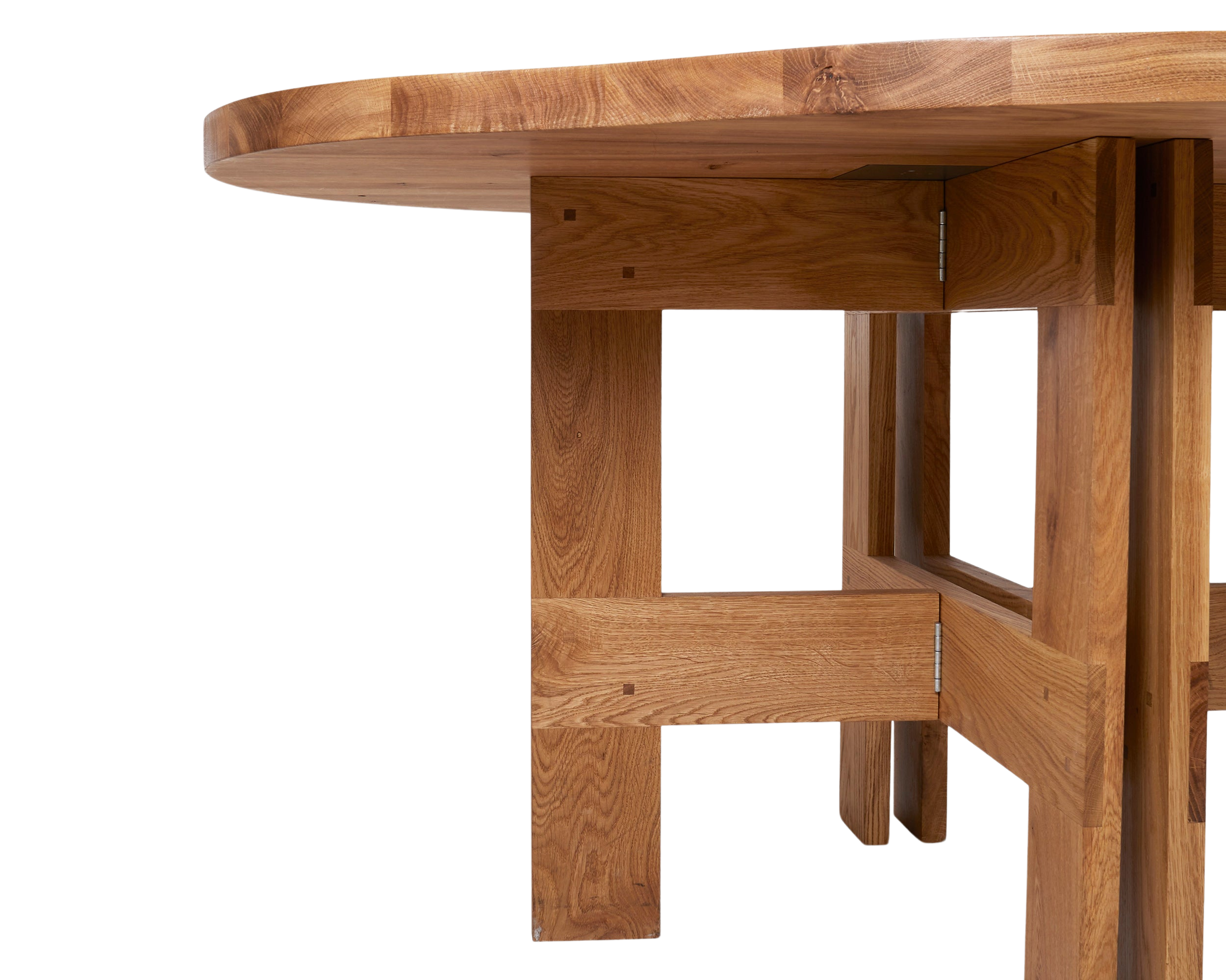 FRAMA - Farmhouse Trestle Table | Natural Oak | Pond