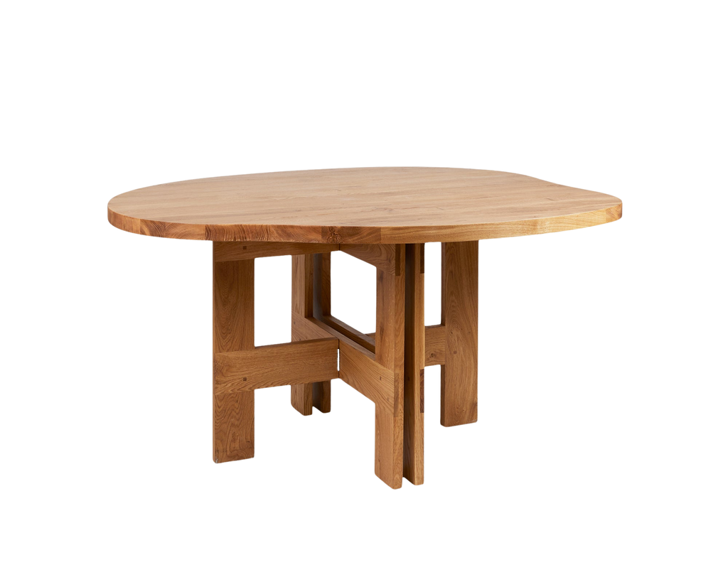 FRAMA - Farmhouse Trestle Table | Natural Oak | Pond FRAMA