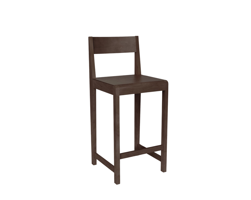 FRAMA - Bar Chair 01 | Dark Brown Birch | H65