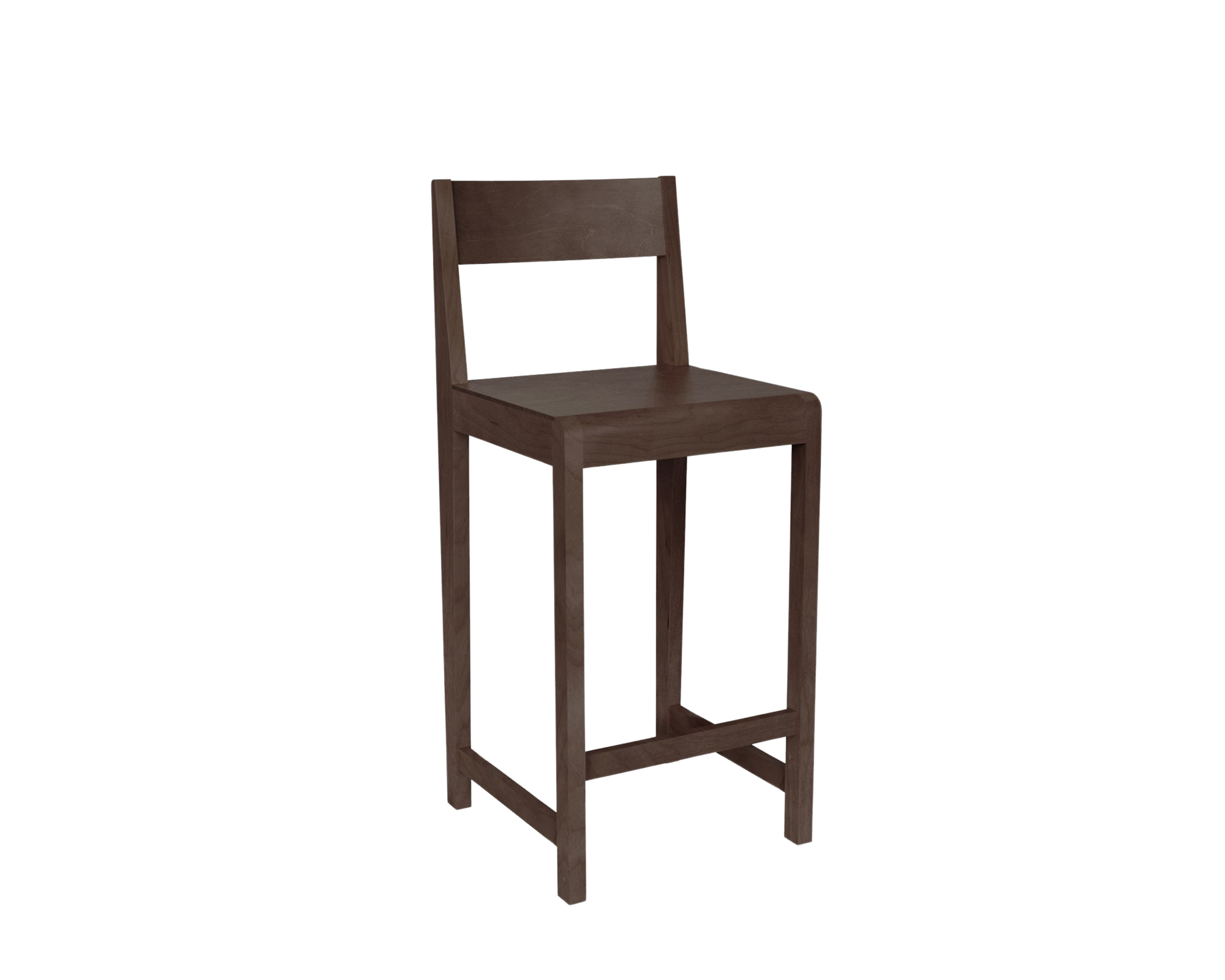FRAMA - Bar Chair 01 | Dark Brown Birch | H65
