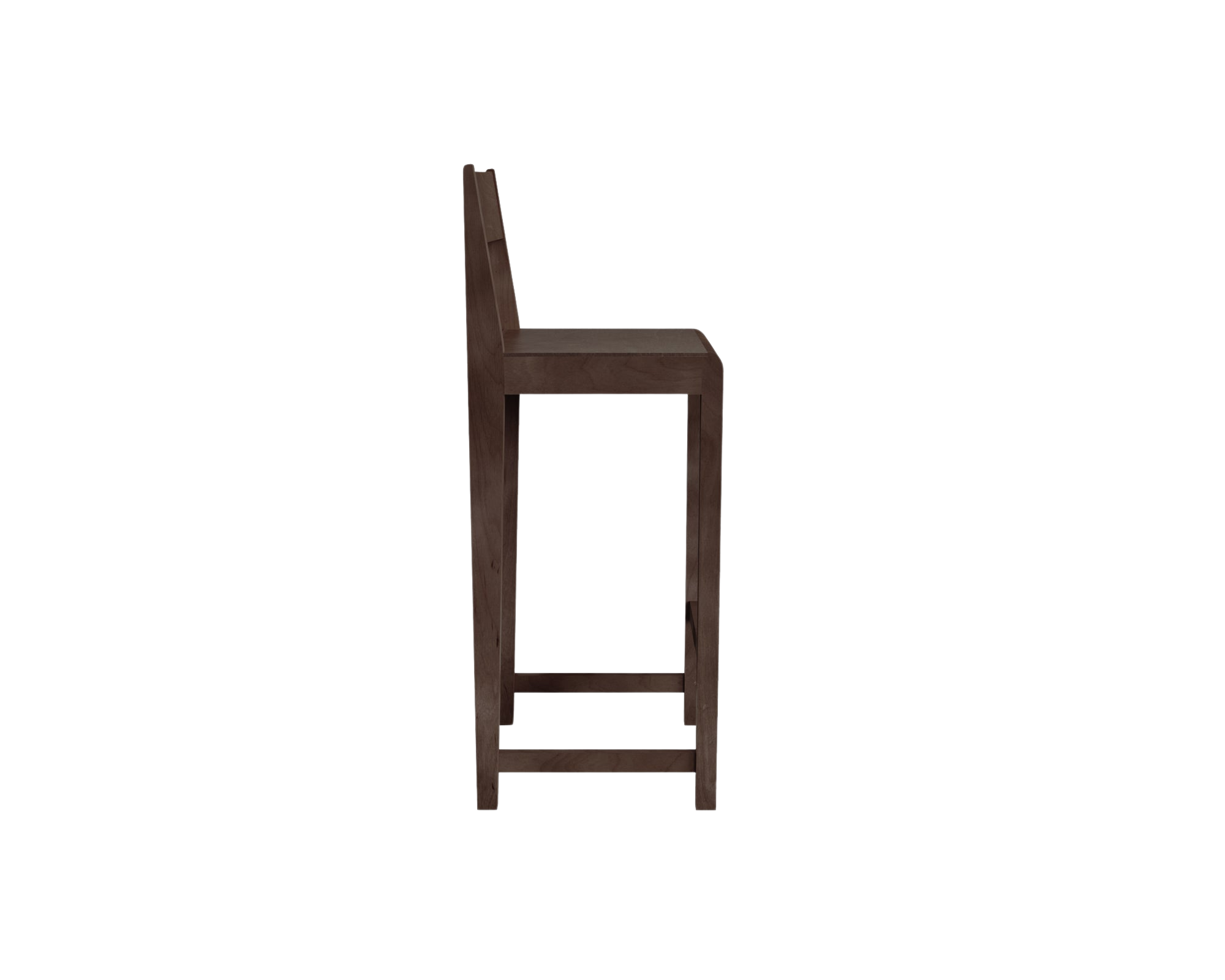 FRAMA - Bar Chair 01 | Dark Brown Birch | H76