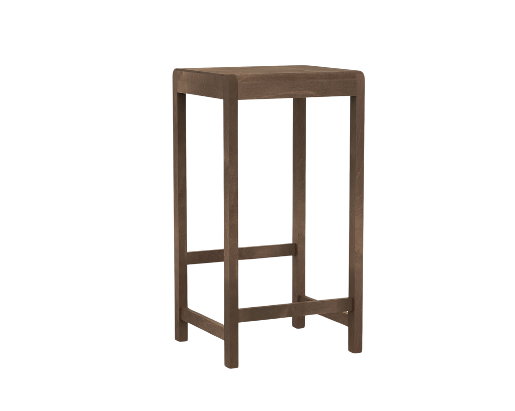 FRAMA - Stool 01 | Dark Brown Birch | H76 FRAMA