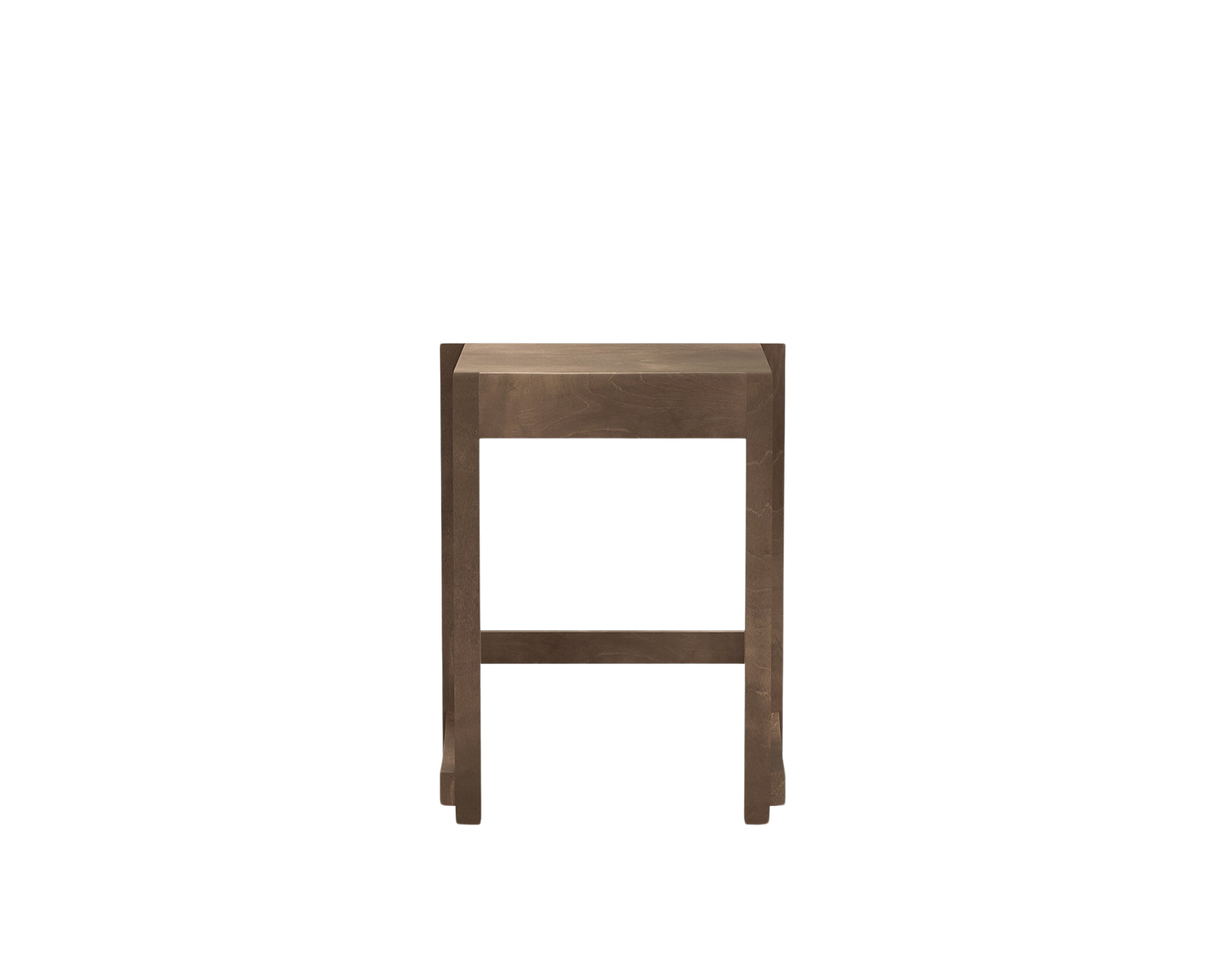 FRAMA - Low Stool 01 | Dark Brown Birch